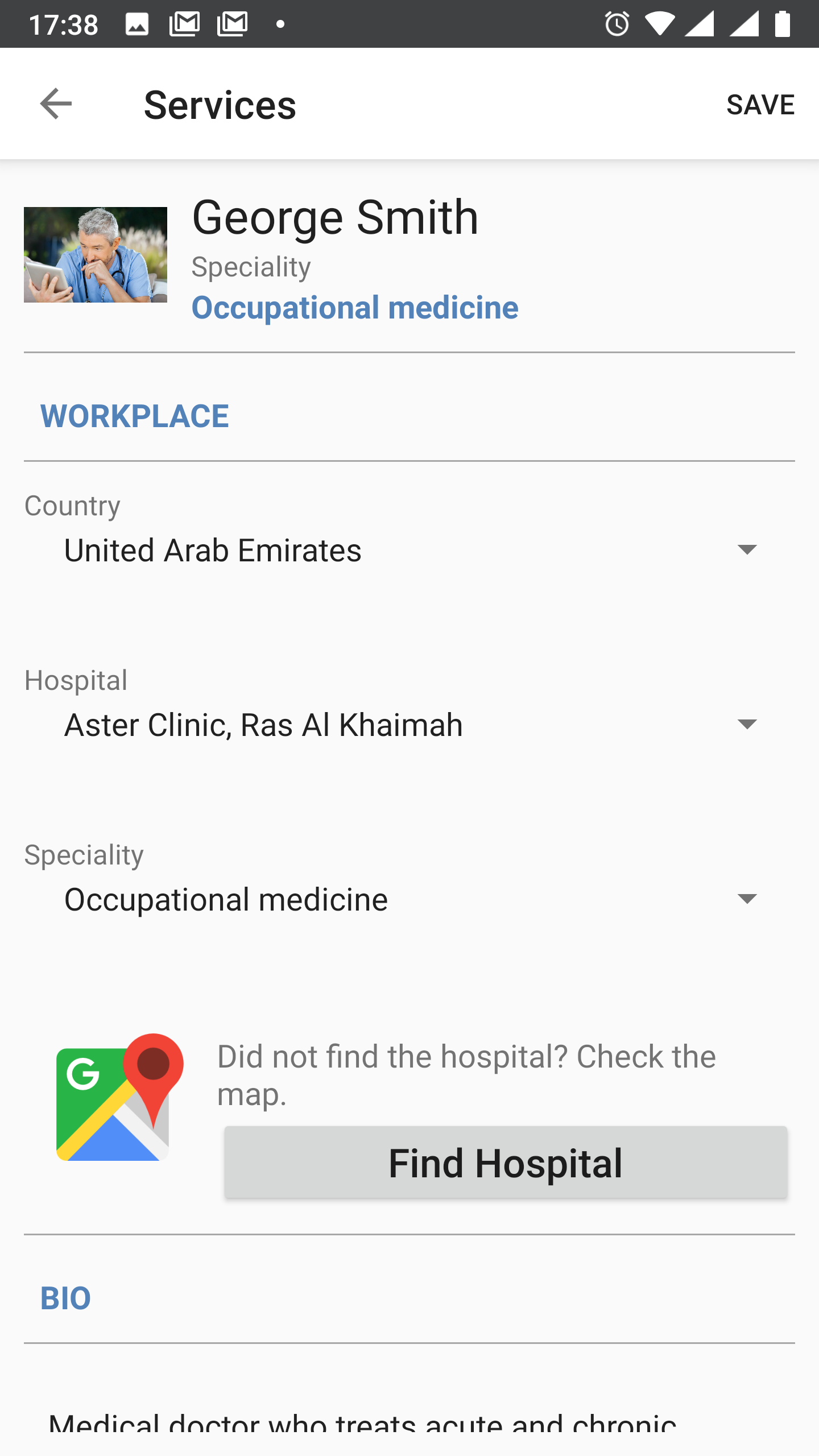 Doctor Master Data Digital Health